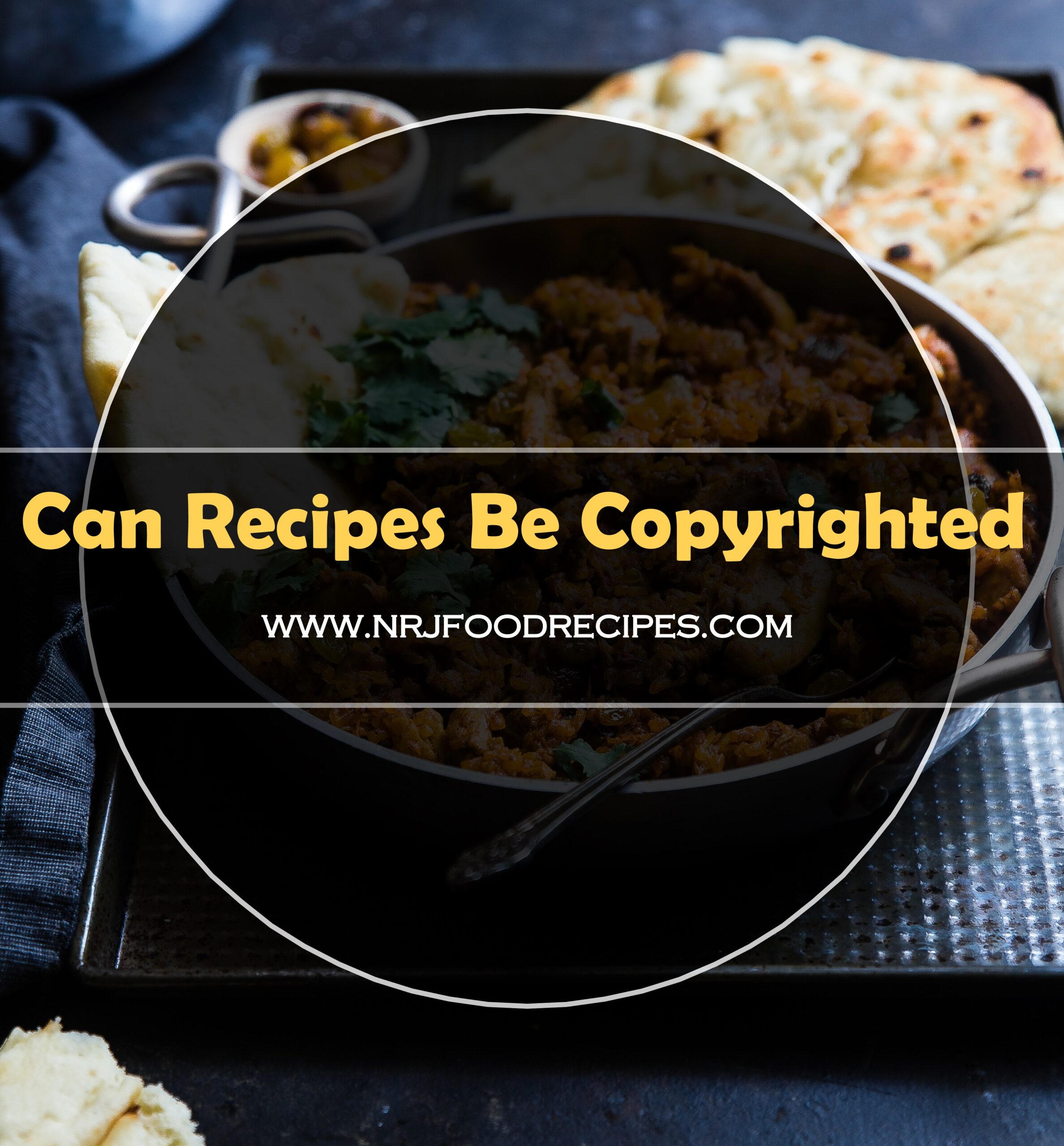 Can recipes be copyrighted or patented