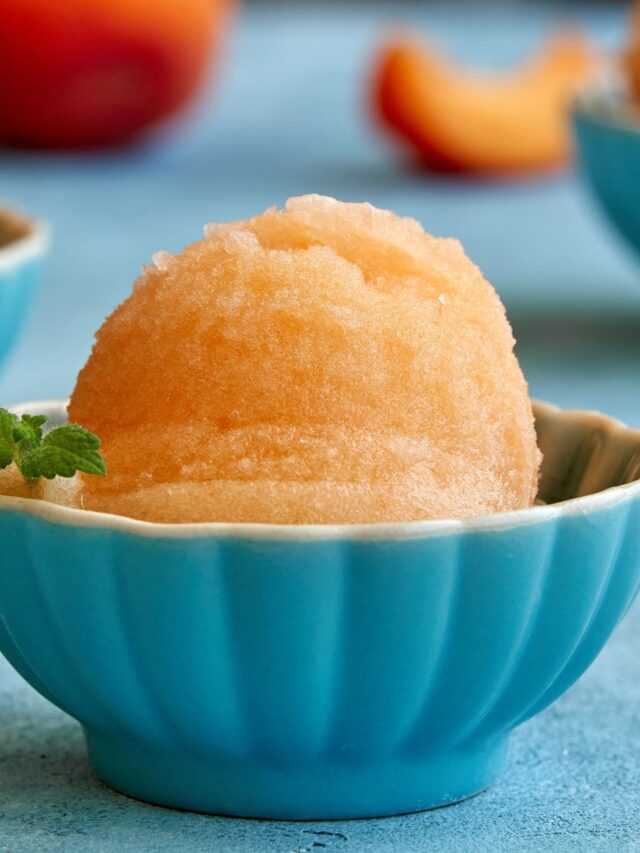 Peach Sorbet Raw Recipe